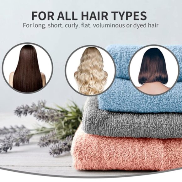 6 PCS Fast Drying Hair Absorbent Microfiber Towel Turban Soft Shower 2/ color - Picture 2 of 7